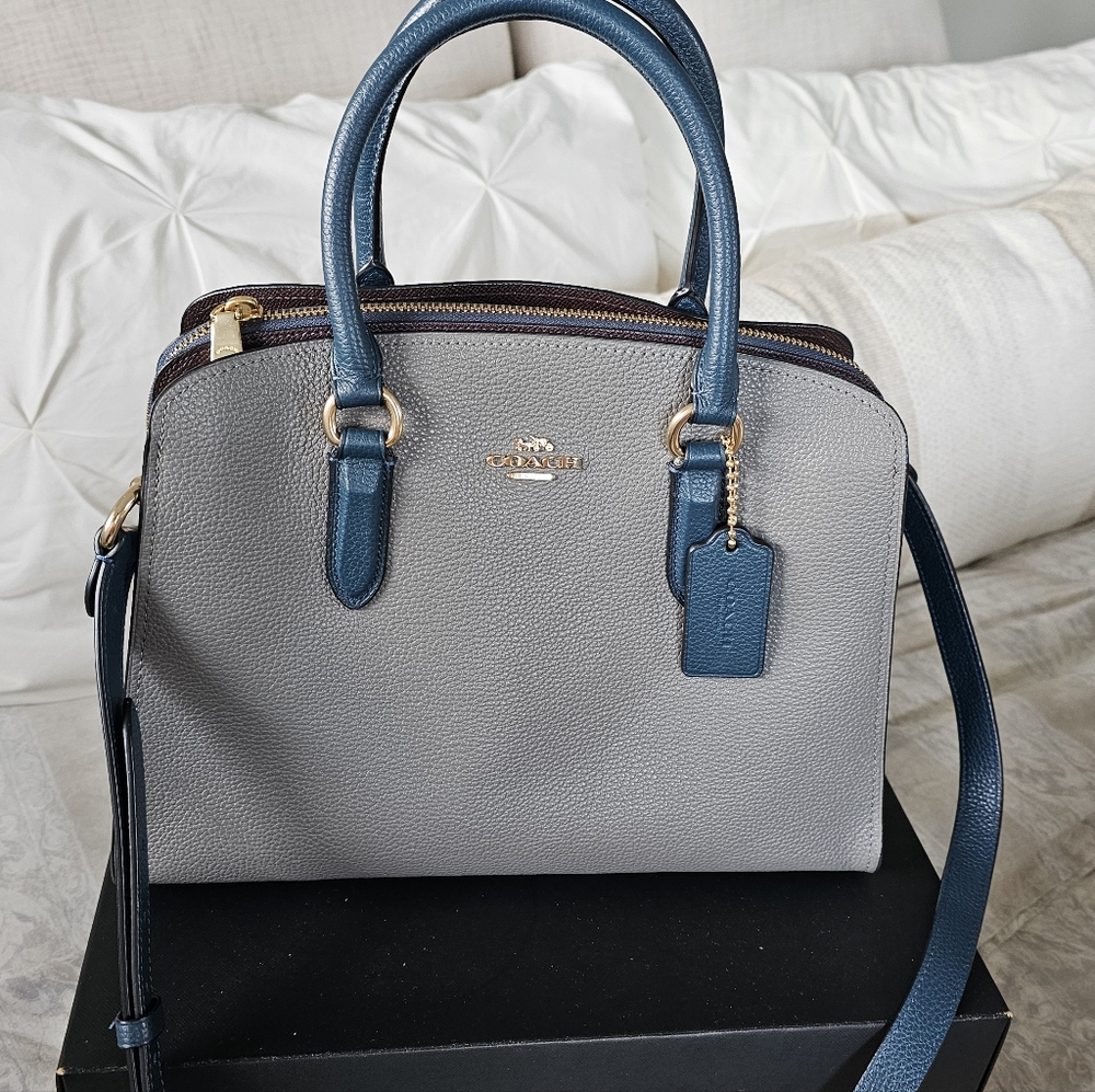Coach Channing Carryall In Colorblock - Picture 5 of 12